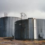 写真３　キラウエア軍事保養施設の雨水タンク